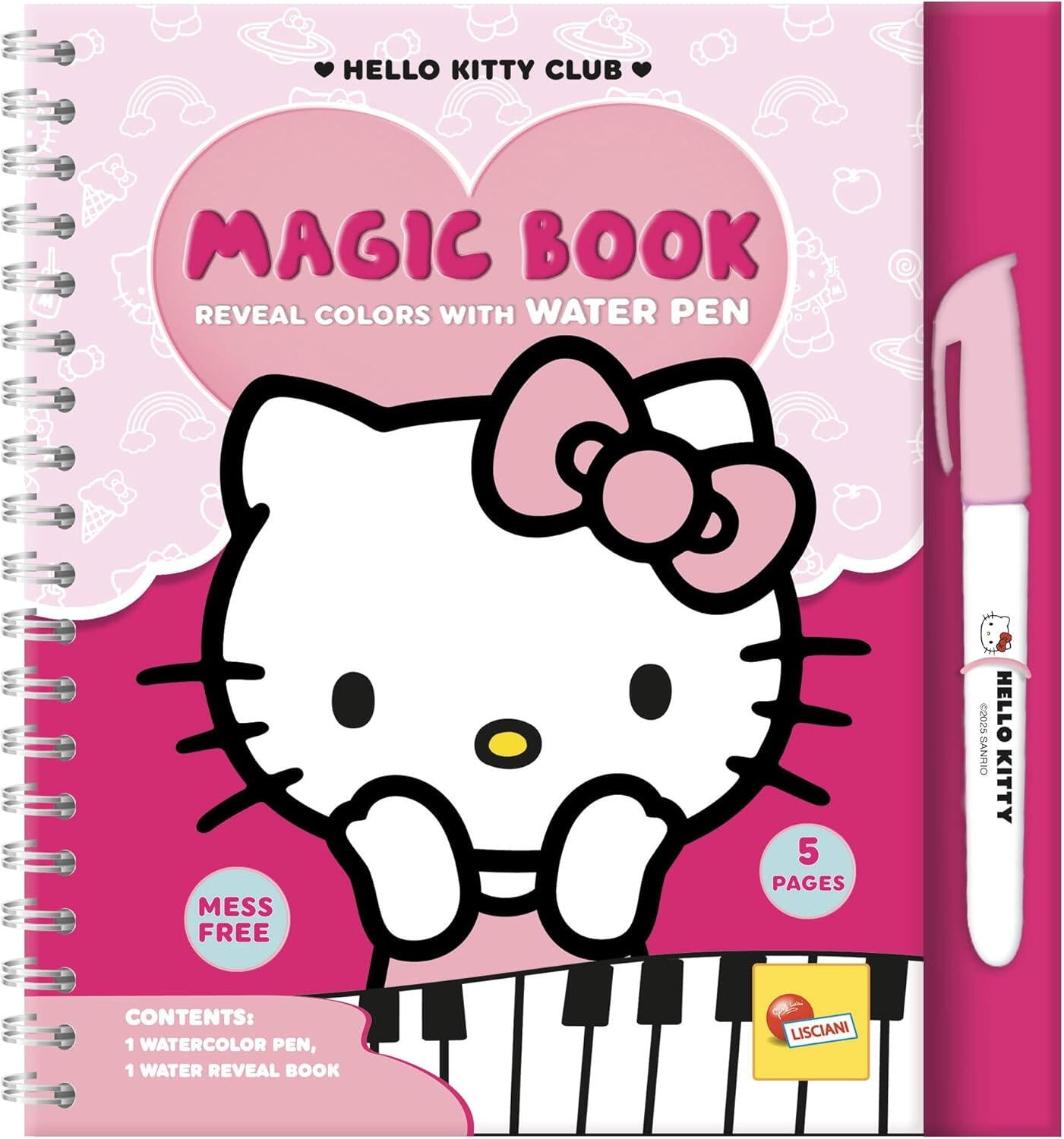 Waterbook: Carte de colorat cu apa - Hello Kitty