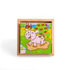Puzzle cubic - animale domestice
