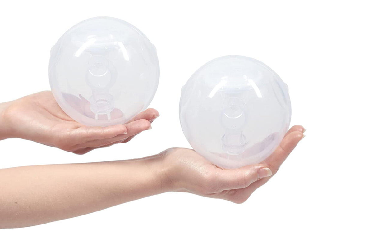 SPECTRA Set Cupe Hands Free 28 mm plastic PP silicon fara BPA DEHP compatibile pompe Spectra