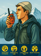 Micul geniu explorator - Set walkie - talkie