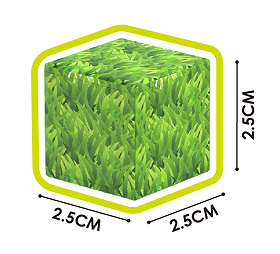 Cuburi magnetice - In natura 157 piese (2.5 cm)