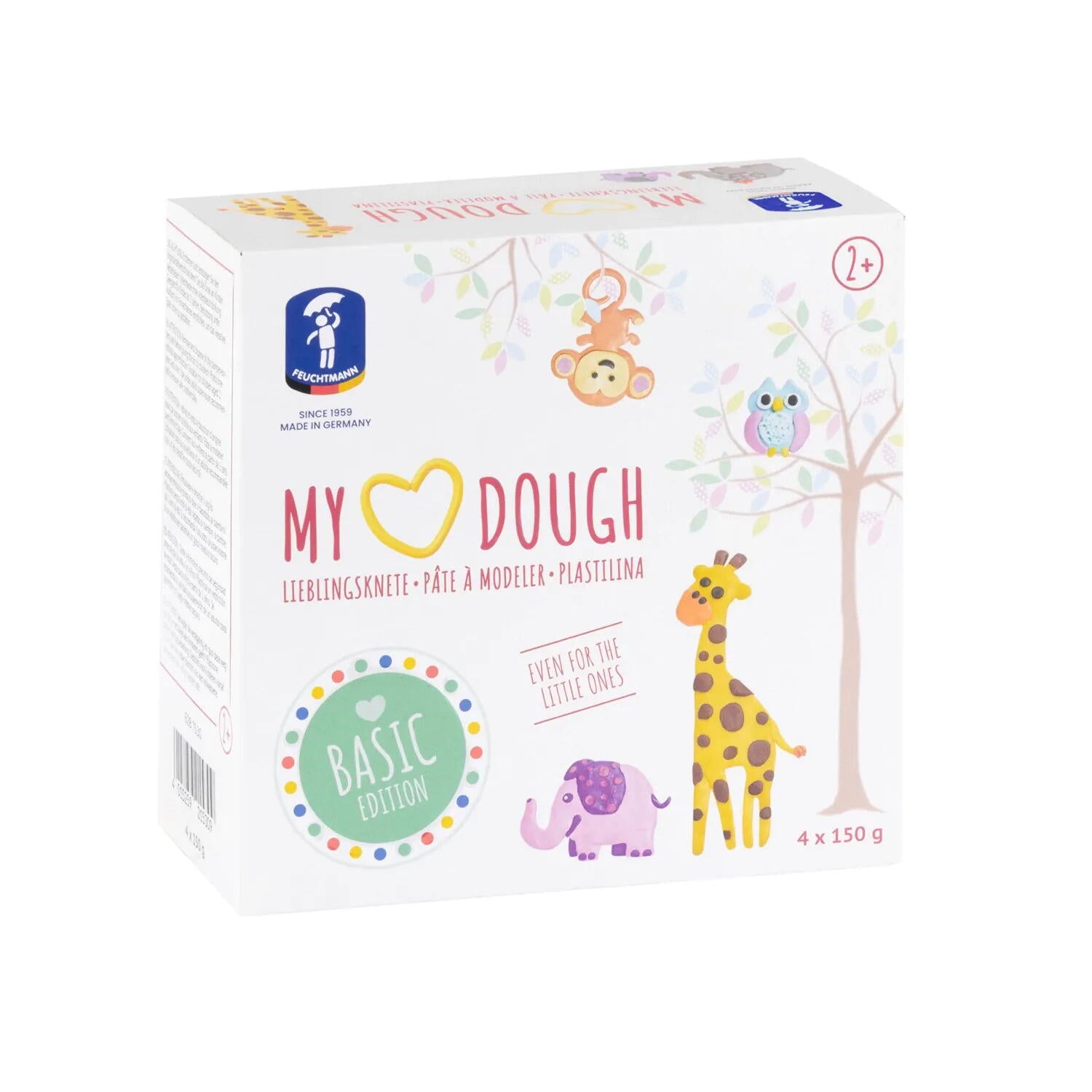 Plastilina My Heart Basic - 4 x 150 gr.