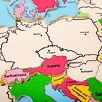 Puzzle incastru harta Europei