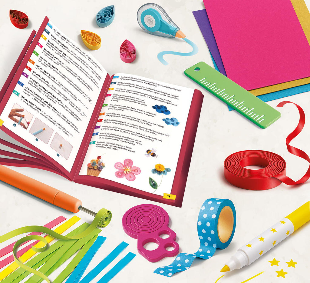 Set creativ KIDS ART - Decoratiuni din hartie