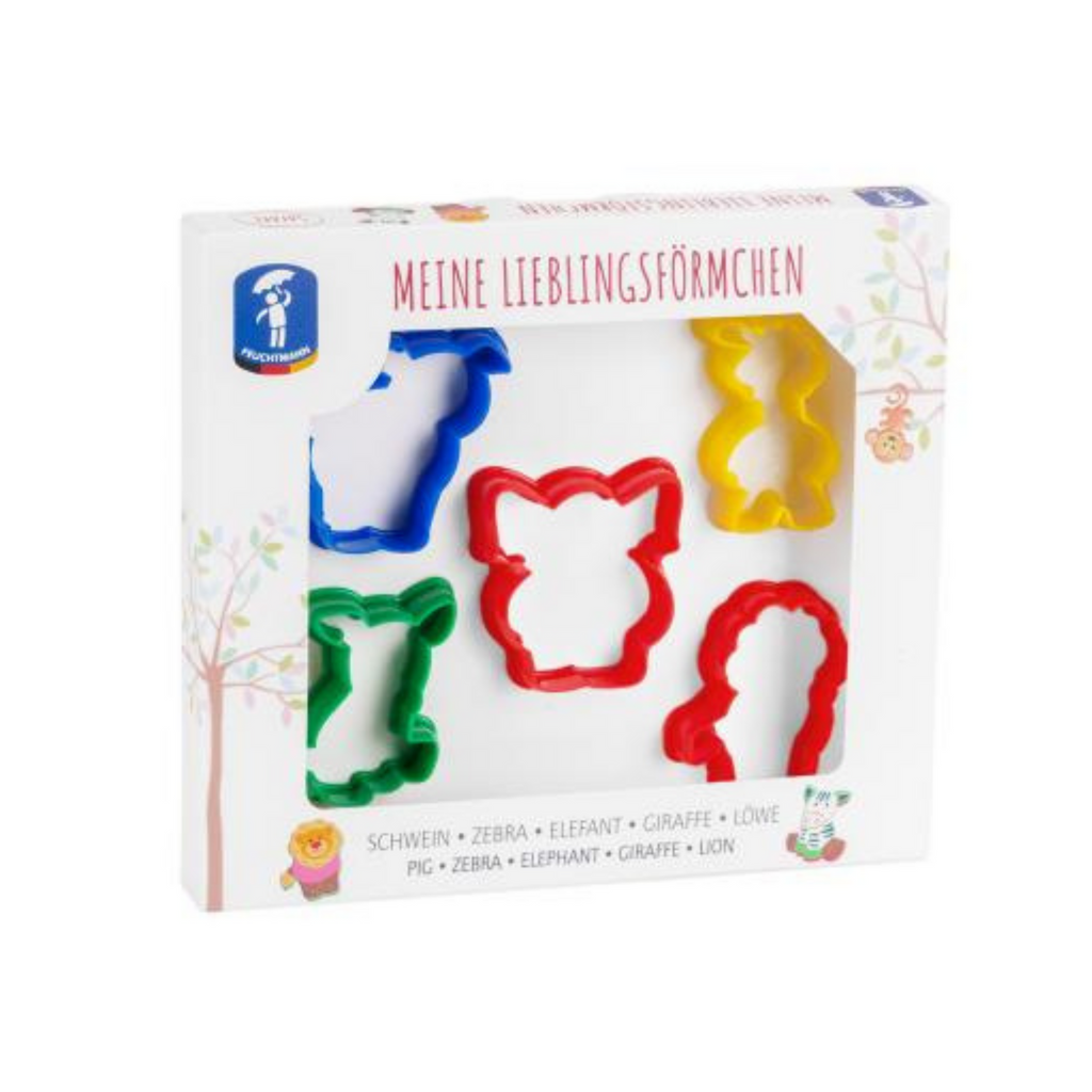Set forme pentru plastilina - Animalute safari