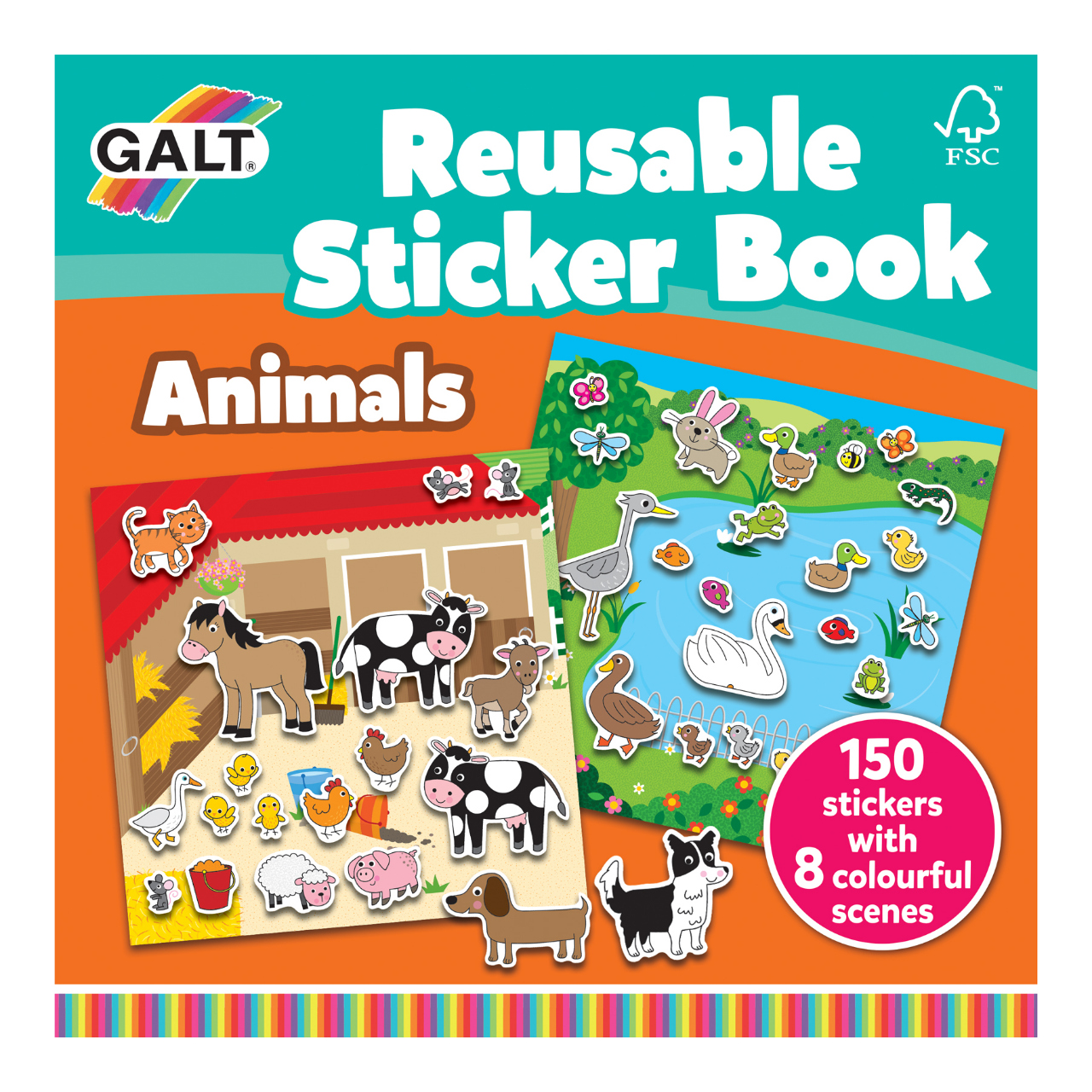 Cartea mea cu stickere - Animale