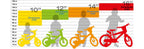 Bicicleta verde pentru copii 16"