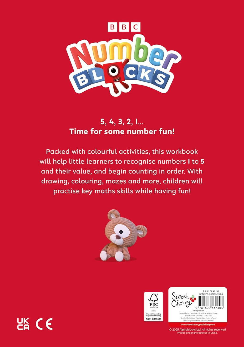 Carte cu activitati Numberblocks - Hai sa numaram!
