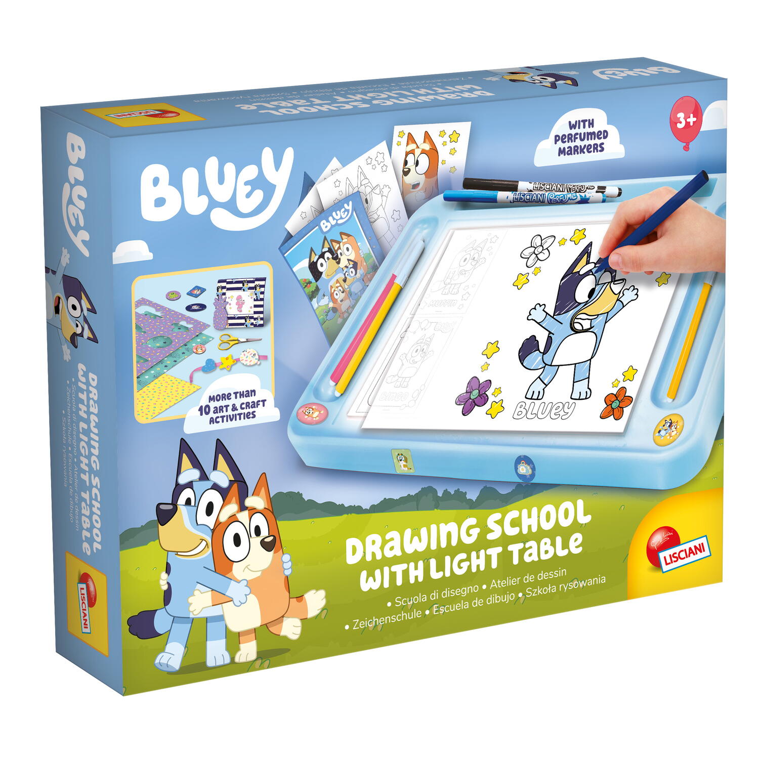 Tablita de desen cu lumini - Bluey