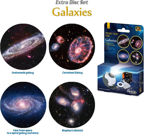 Ambo Funtamin Set discuri pentru proiector Galaxii 4 discuri plastic 3 ani+ compatibil AF8002S