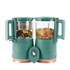 Babymoov - Robot multifunctional Nutribaby Glass 4 in 1 din sticla si otel inoxidabil