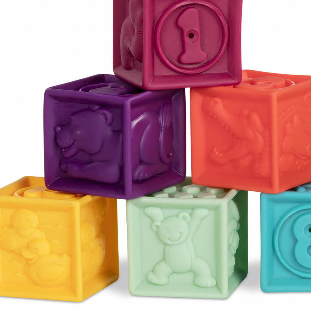 10 B.Toys Soft Blocks