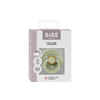 BIBS - Suzeta Colour Latex, tetina rotunda, 0+ luni, ambalaj premium-Sage