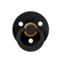 BIBS - Suzeta Colour Latex, tetina rotunda, 0 luni +-Black