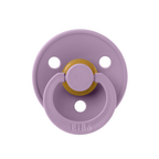BIBS - Suzeta Colour Latex, tetina rotunda, 0 luni +-Lavender