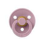 BIBS - Suzeta Colour Latex, tetina rotunda, 0 luni +-Heather