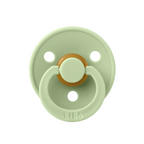 BIBS - Suzeta Colour Latex, tetina rotunda, 0 luni +-Pistachio