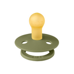 BIBS - Suzeta Colour Latex, tetina rotunda, 0 luni +-Olive