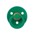 BIBS - Suzeta Colour Latex, tetina rotunda, 0 luni +-Evergreen