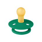 BIBS - Suzeta Colour Latex, tetina rotunda, 0 luni +-Evergreen