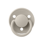 BIBS - Suzeta De Lux Silicon, tetina rotunda, marime universala (0-3 ani)-Sand