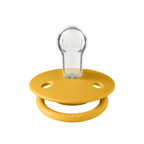 BIBS - Suzeta De Lux Silicon, tetina rotunda, marime universala (0-3 ani)-Honey Bee