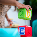 Baby Einstein - Blocuri magnetice de activitati, "Bridge & Learn" din 15 piese