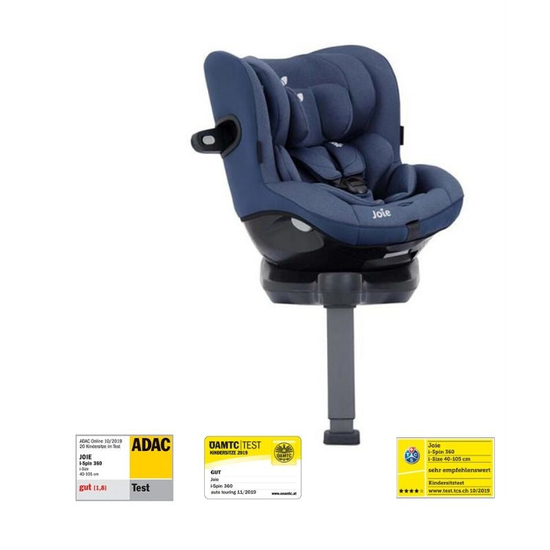 Joie - Scaun auto i-Spin 360° Deep Sea, 40-105 cm, testat ADAC si certificat R129
