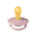 BIBS - Suzeta De Lux Latex, tetina rotunda, 0 luni +-Pink Plum