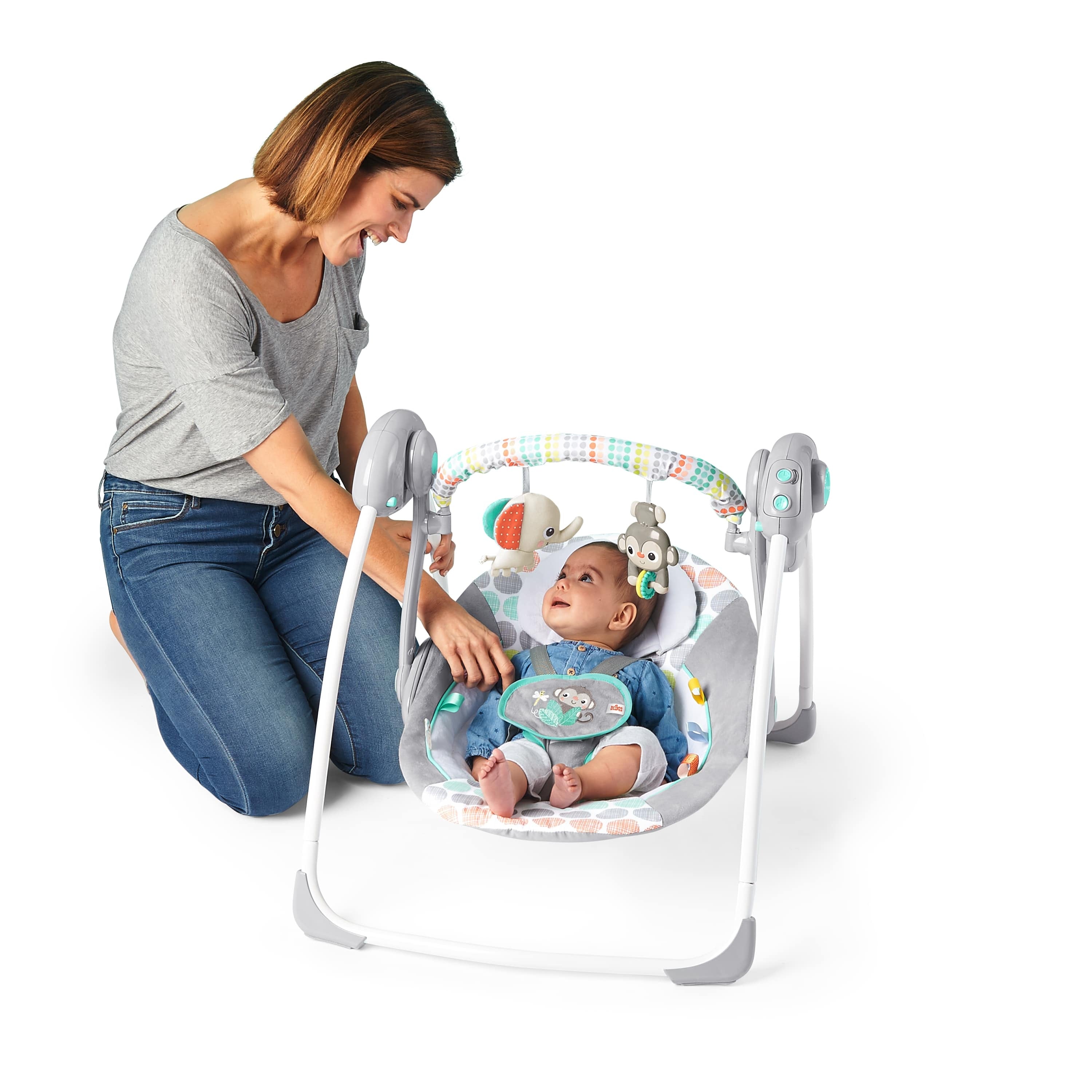 Bright Starts – Leagan portabil Whimsical Wild™