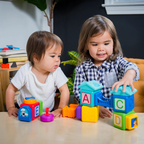 Baby Einstein - Blocuri magnetice de activitati, "Bridge & Learn" din 15 piese