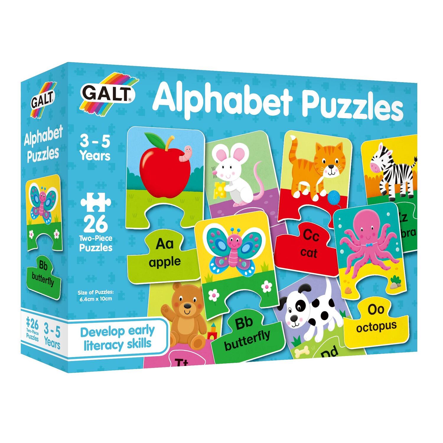 Set 26 de puzzle-uri Alfabet (2 piese)