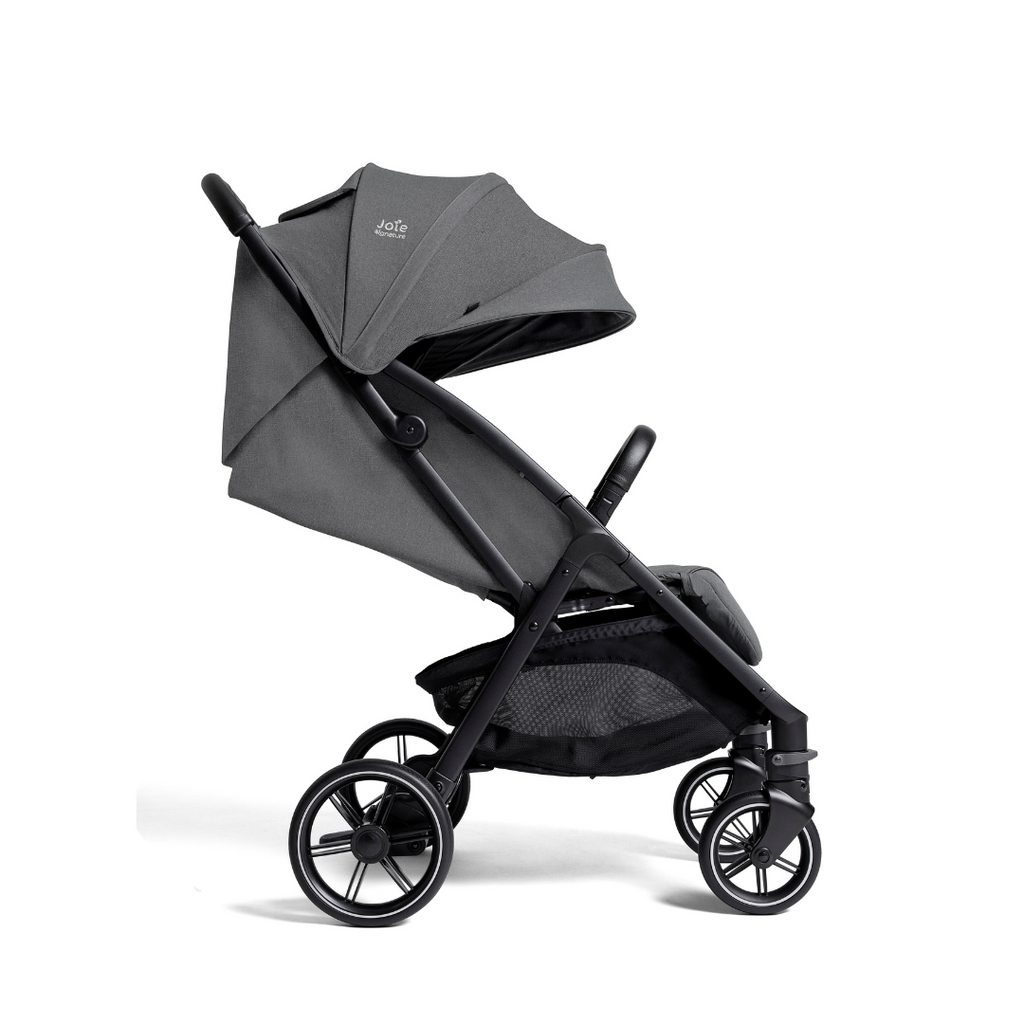 Joie - Carucior ultracompact Parcel LX, nastere - 22 kg, Signature Ebony