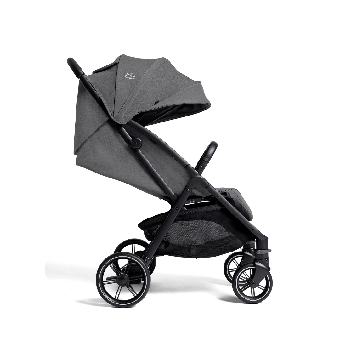 Joie - Carucior ultracompact Parcel LX, nastere - 22 kg, Signature Ebony