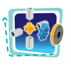 Set de constructie 3 in 1 STEM  - Robotel & masinute saniter