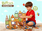 Joc magnetic Diamond La Zoo - 92 piese (7.5 cm)