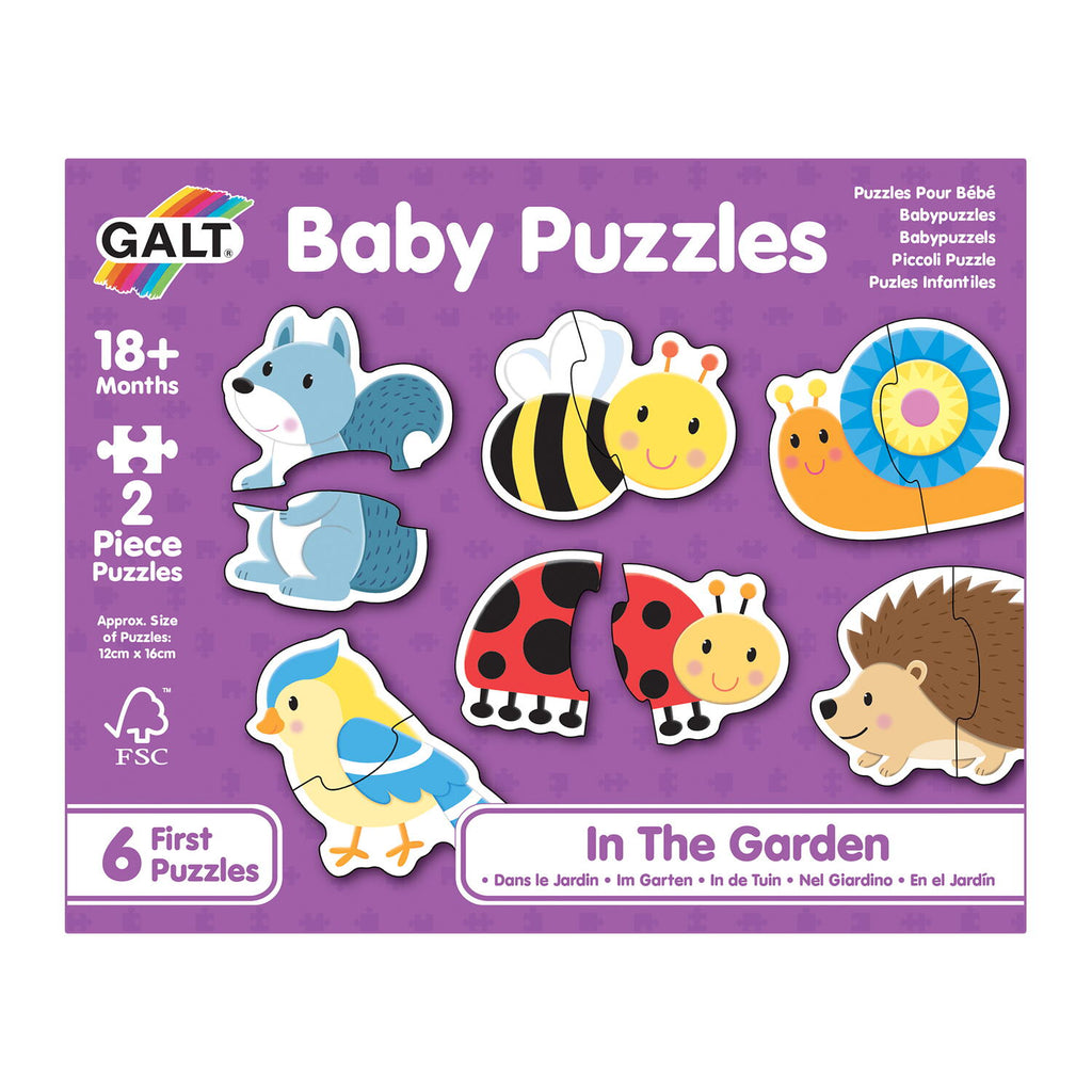 Baby puzzle: In gradina (2 piese)