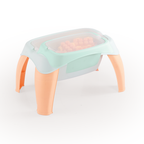 Masuta activitati cu 30 cuburi de construit - Pastel