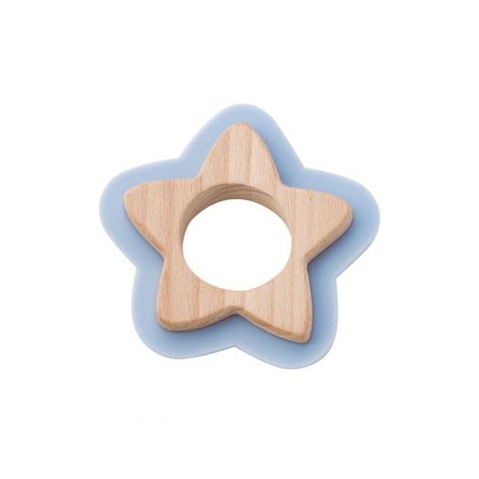 Natural Teether Star Blue