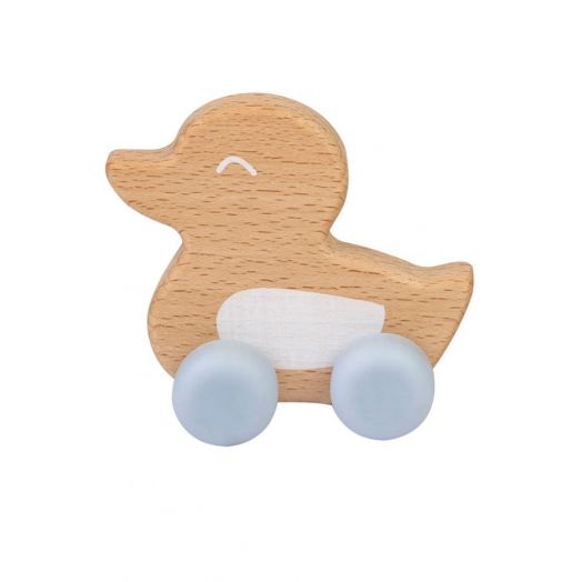 Natural toy Ducky Teether Blue