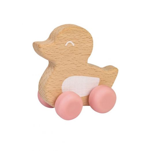 Natural Ducky Teether Pink