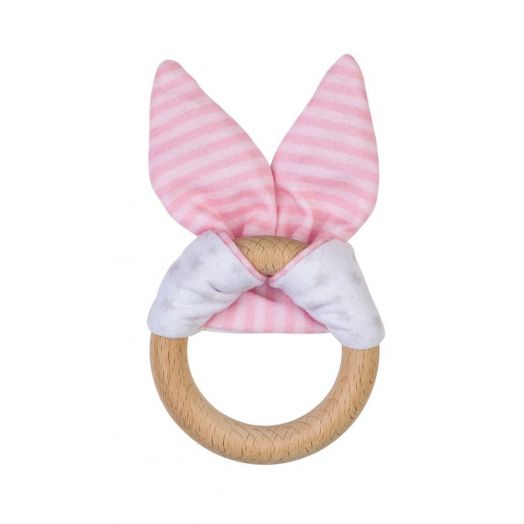 Nature Teether Bunny Pink