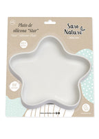 Silicone Plate Grey Star