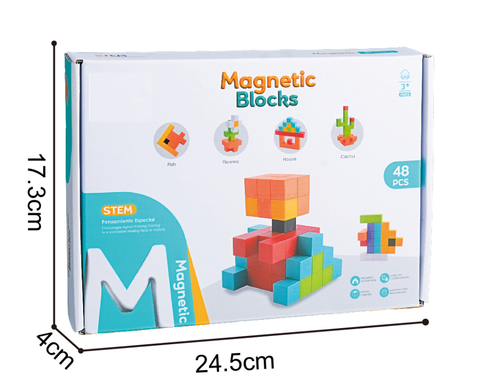 Joc de logica STEM magnetic - Modele 3D