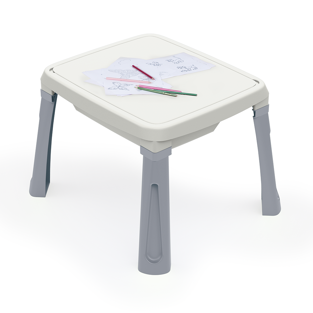 Masuta de activitati 3 in 1 pentru copii pastel