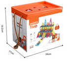 Joc magnetic - Parcarea masinutelor 94 piese (7.5 cm)
