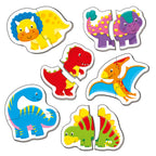 Baby Puzzle: Dinozauri (2 piese)