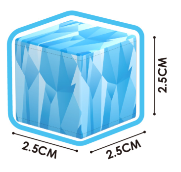 Cuburi magnetice - Iarna 52 piese (2.5 cm)