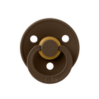 BIBS - Suzeta Colour Latex, tetina rotunda, 6 luni +-Mocha