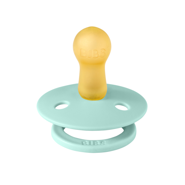 BIBS - Suzeta Colour Latex, tetina rotunda, 6 luni +-Mint
